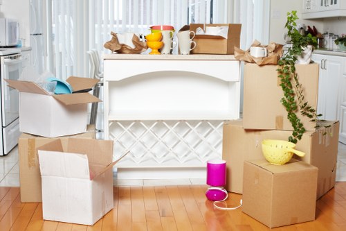 House removalists efficiently packing items for transport