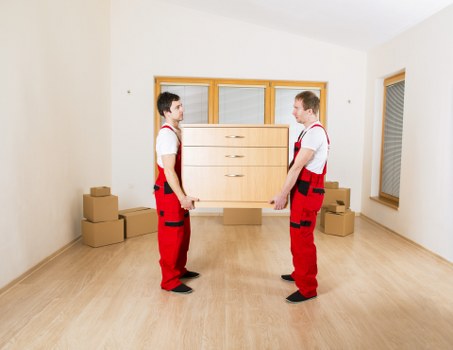 Different sizes of removal trucks available